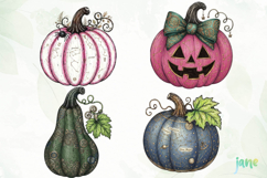 Pumpkin Ghost clipart Product Image 1