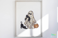 Pumpkin Ghost clipart Product Image 2