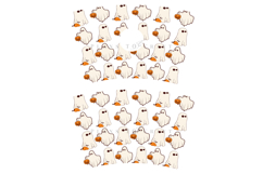 pumpkin ghost halloween starbucks 24oz cold cup tumbler wrap svg presized template for tumbler venti suitable for cutting machine or sublimation