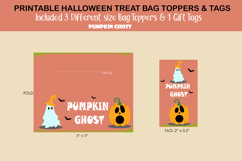 Pumpkin Ghost treat bag topper Product Image 3