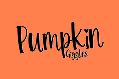 Pumpkin Giggles - Autumn Friendly Font Product Image 1