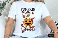 Pumpkin Goose Halloween PNG | Spooky Season Png Product Image 3