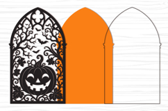 Pumpkin Gothic Arch Halloween SVG Product Image 3