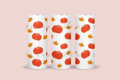 pumpkin halloween skinny tumbler sublimation wrap with high resolution and transparant background are for 20oz and 30oz skinny tumbler