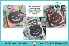 Pumpkin Head Halloween Treat Bag 3D SVG Product Image 9