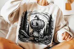 Spooky Pumpkin PNG, Ghost PNG, Horror PNG, Halloween PNG Product Image 3