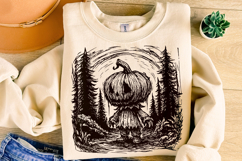 Spooky Pumpkin PNG, Ghost PNG, Horror PNG, Halloween PNG Product Image 4