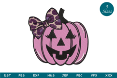 Pumpkin Machine Embroidery Product Image 1