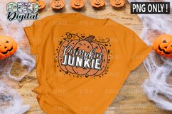 Pumpkin Junkie Sublimation PNG ONLY ! Product Image 3