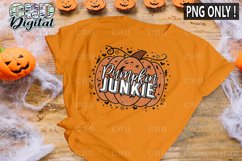 Pumpkin Junkie Sublimation PNG ONLY ! Product Image 4