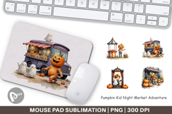 Mouse Pad Pumpkin Market Adventure Product Image 1