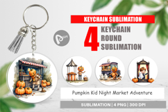Keychain Pumpkin Market Adventure Product Image 1