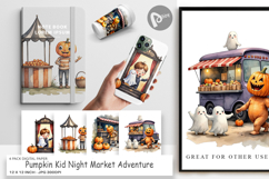 Digital Paper Pumpkin Market Adventure Product Image 1
