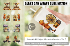 Glass Can Pumpkin Market Adventure Product Image 1