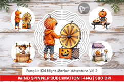 Wind Spinner Pumpkin Market Adventure Product Image 1
