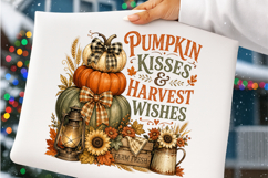 Pumpkin Kisses &amp; Harvest Wishes PNG Product Image 2