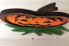 Pumpkin Laser Cut Design | Halloween Laser Engraving File Product Image 3