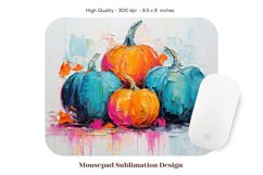 Pumpkin Mouse Pad Sublimation Fall Mousepad Sublimation