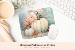 Pumpkin Mouse Pad Sublimation  Fall Mousepad Sublimation