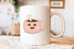 Funny halloween mug with bone Product Image 3