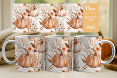 Cozy Pumpkin Wrap for Fall, Fall tumbler, Fall mug wrap Product Image 3