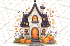 Pumpkin Skeletons Clipart PNG, Cute Halloween Clipart Product Image 3