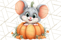 Pumpkin Skeletons Clipart PNG, Cute Halloween Clipart Product Image 5