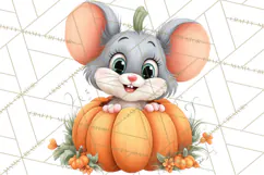Pumpkin Skeletons Clipart PNG, Cute Halloween Clipart Product Image 5