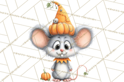 Pumpkin Skeletons Clipart PNG, Cute Halloween Clipart Product Image 2