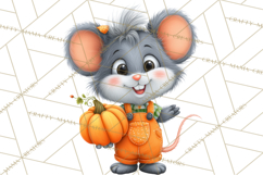 Pumpkin Skeletons Clipart PNG, Cute Halloween Clipart Product Image 3