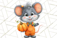 Pumpkin Skeletons Clipart PNG, Cute Halloween Clipart Product Image 3