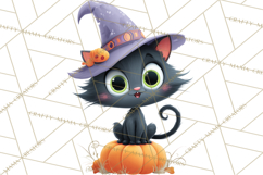 Pumpkin Skeletons Clipart PNG, Cute Halloween Clipart Product Image 5