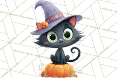 Pumpkin Skeletons Clipart PNG, Cute Halloween Clipart Product Image 5