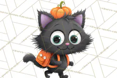 Pumpkin Skeletons Clipart PNG, Cute Halloween Clipart Product Image 2