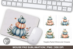 Pumpkin Pastel Dreams Mouse Pad Product Image 1