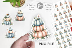 Pumpkin Pastel Dreams Sticker Product Image 1