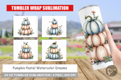 Pumpkin Pastel Dreams Tumbler Product Image 1