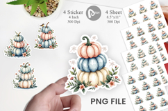 Pumpkin Pastel Dreams Sticker Product Image 1