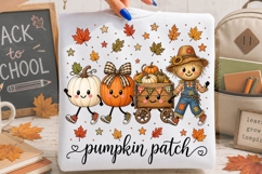 Pumpkin Patch Fall Character Friends PNG Product Image 2