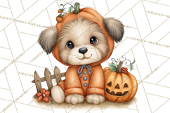 Pumpkin Patch Pals, Fall Woodland Animal Clipart PNG Product Image 2
