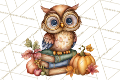 Pumpkin Patch Pals, Fall Woodland Animal Clipart PNG Product Image 2