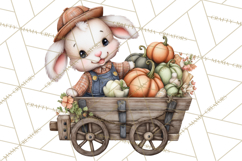 Pumpkin Patch Pals, Fall Woodland Animal Clipart PNG Product Image 2