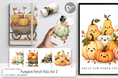 Digital Paper Pumpkin Patch Pals Product Image 1