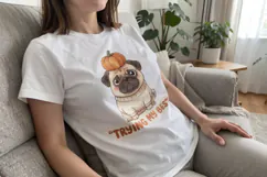 Pumpkin Patch Pup Shenanigans Sublimation Product Image 4