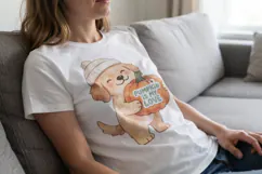 Pumpkin Patch Pup Shenanigans Sublimation Product Image 2