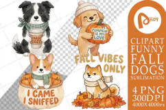 Pumpkin Patch Pup Shenanigans Sublimation Product Image 1