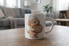 Pumpkin Patch Pup Shenanigans Sublimation Product Image 5