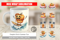 Mug Wrap Pumpkin Patch Summer Product Image 1