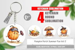 Keychain Pumpkin Patch Summer Product Image 1