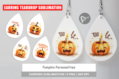 Pumpkin Personalities Earring Product Image 1